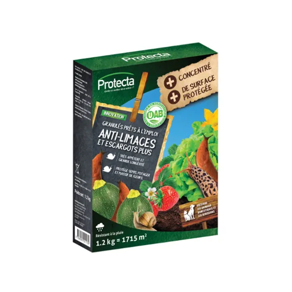 GRANULE ANTI LIMACES ET ESCARGOTS+ Protacta