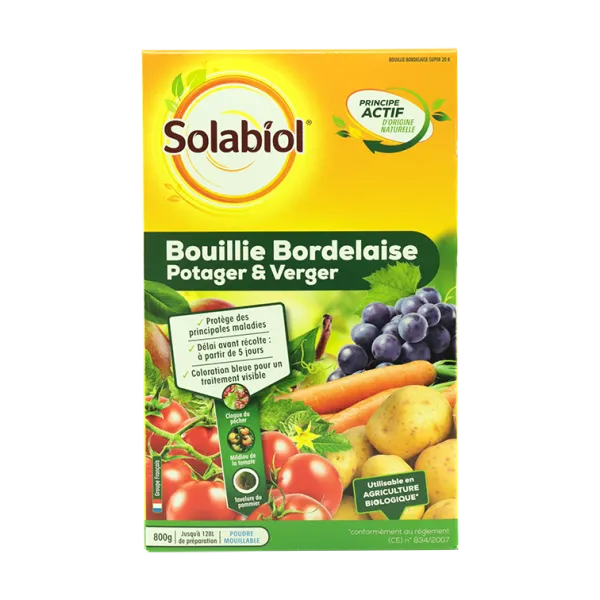 Bouillie Bordelaise Solabilo: Traitement Bouillie Bordelaise Bio