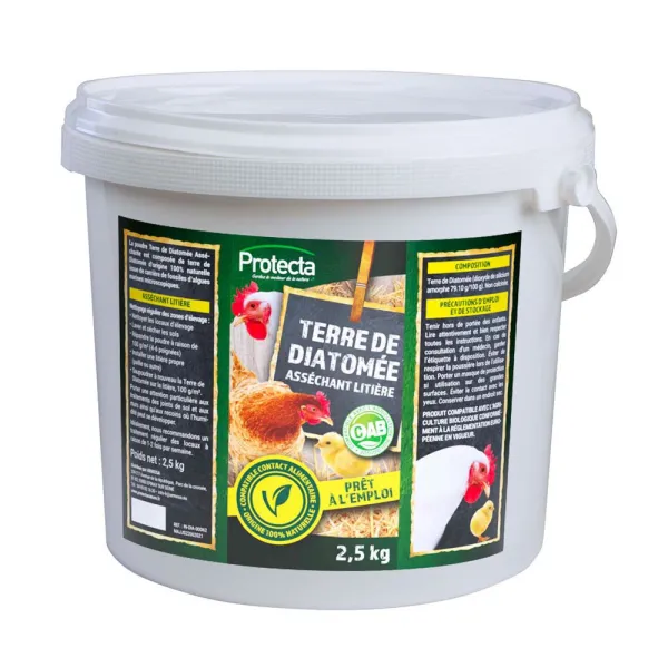 ASSECHANT BASSE-COUR Terre Diatomée 2,5kg