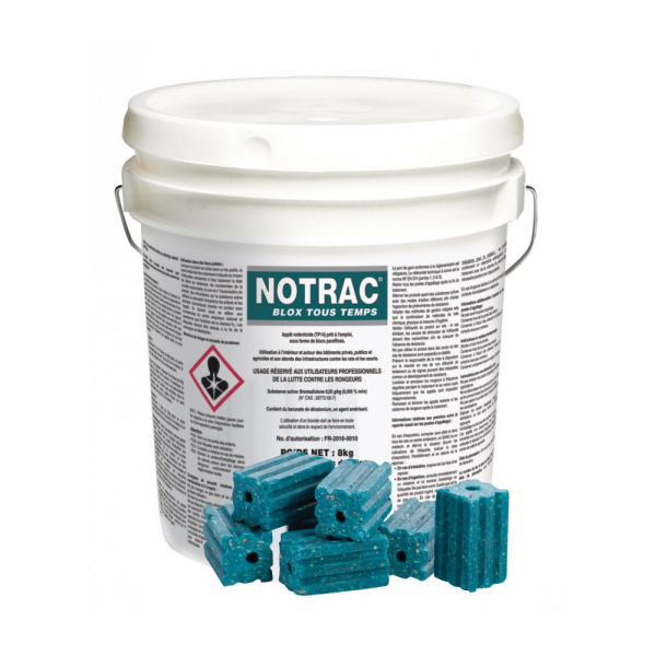 Pate Raticide NOTRAC Blox 8Kg