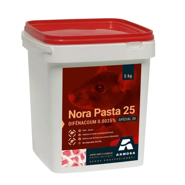 Pate Raticide Souricide NORA PASTA 5Kg