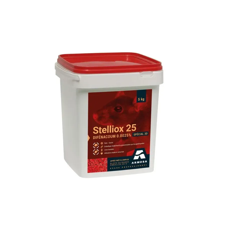 Bloc Raticide Souricide Stellinox 5Kg