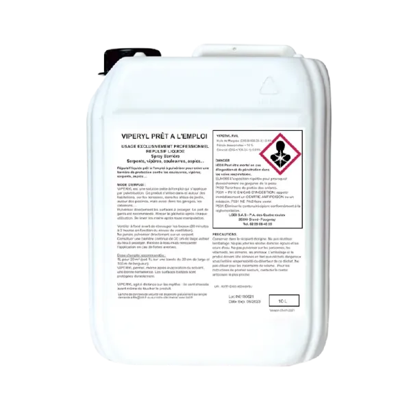 REPULSIF SERPENTS EFFICACE VIPERYL 10L