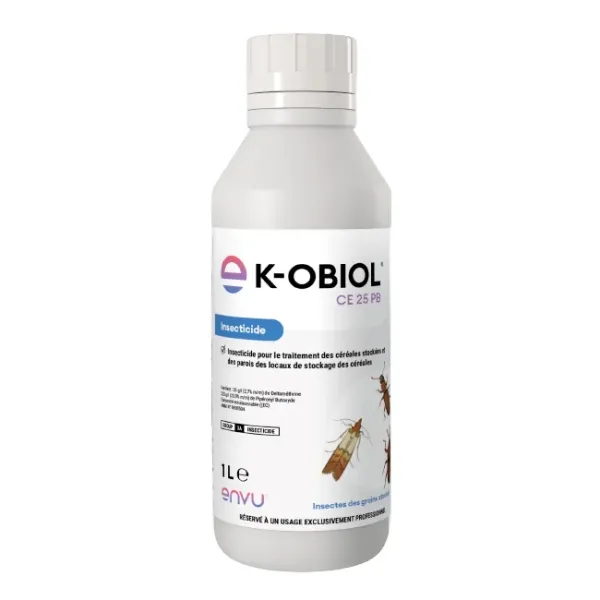 Insecticide des céréales et locaux de stockage K-OBIOL CE 25PB 1L - AMM 8800504