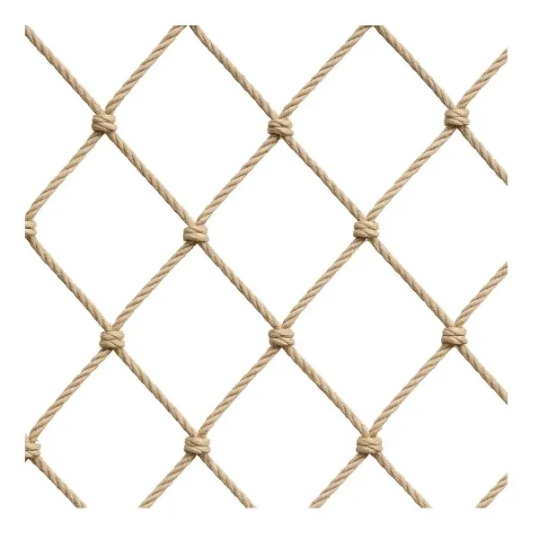 Filet anti-pigeon beige 10 m x 10 m, maille 50 mm, protection discrète pour balcon et façade.