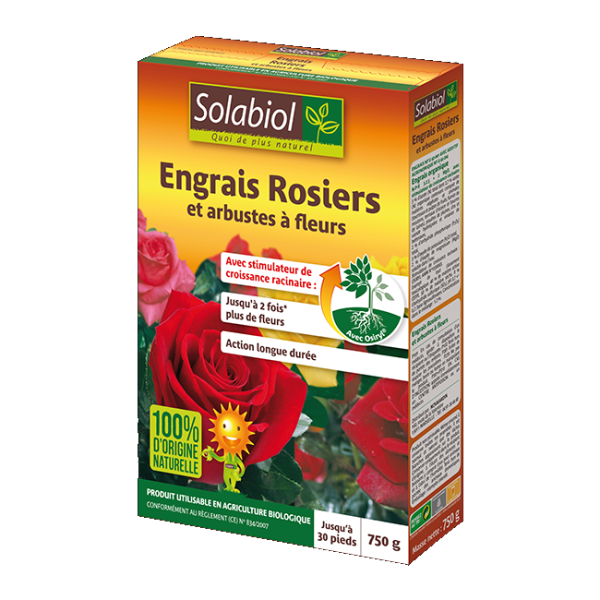 ENGRAIS ROSIERS ET ARBUSTES À FLEURS 750G ENGRAIS ROSIERS ET ARBUSTES À FLEURS 750G