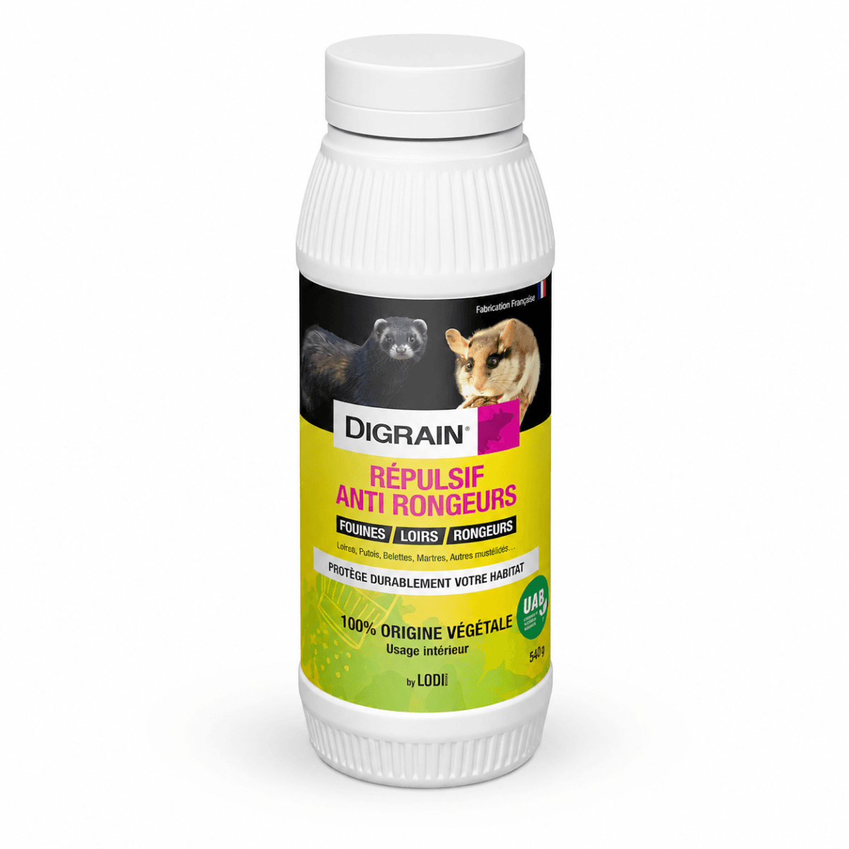 Répulsif poudre anti-rongeurs Digrain 500g