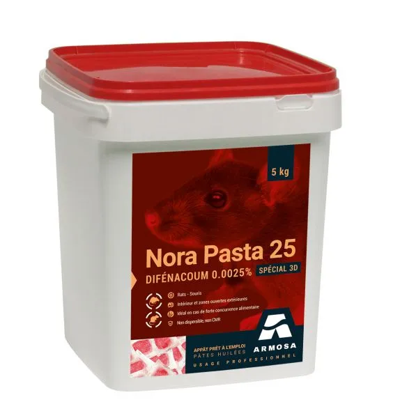 Pate Raticide Souricide NORA PASTA 5Kg