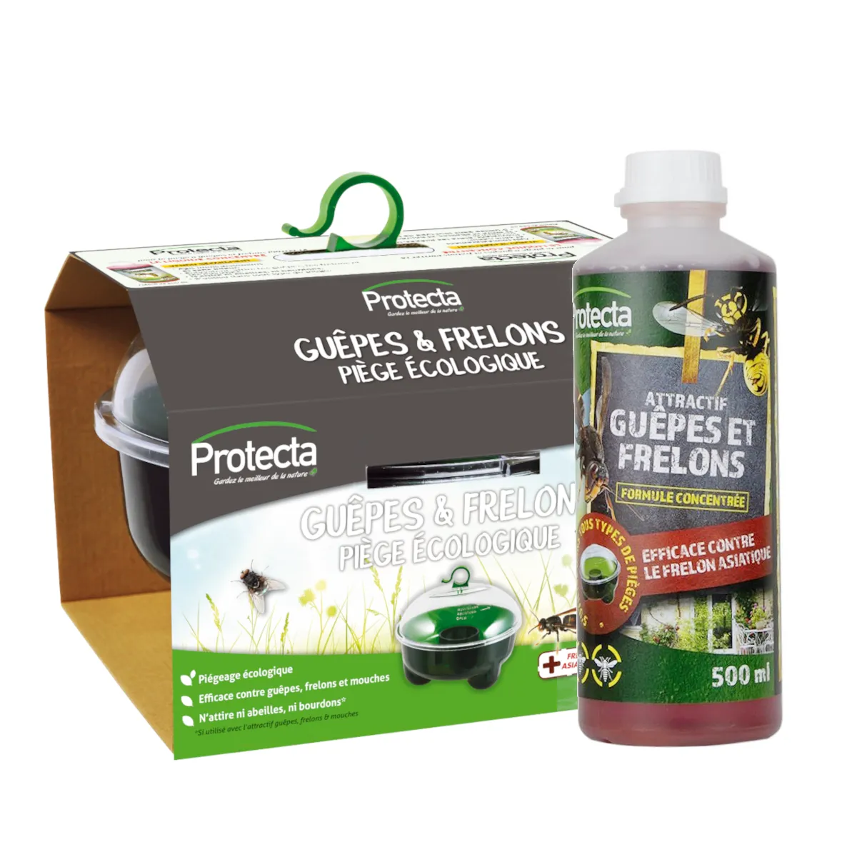 KIT PIÈGE GUÊPE ET ATTRACTIF GUEP'CLAC