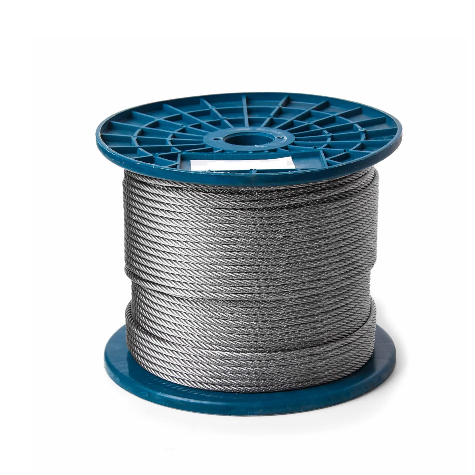 Câble inox 2 mm 7×7 – bobine 100 m, câble porteur pour filets anti‑pigeon