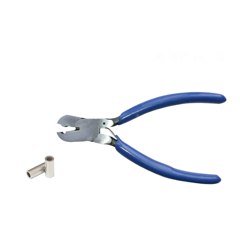Pince à sertir professionnelle pour manchons et serre-câbles.