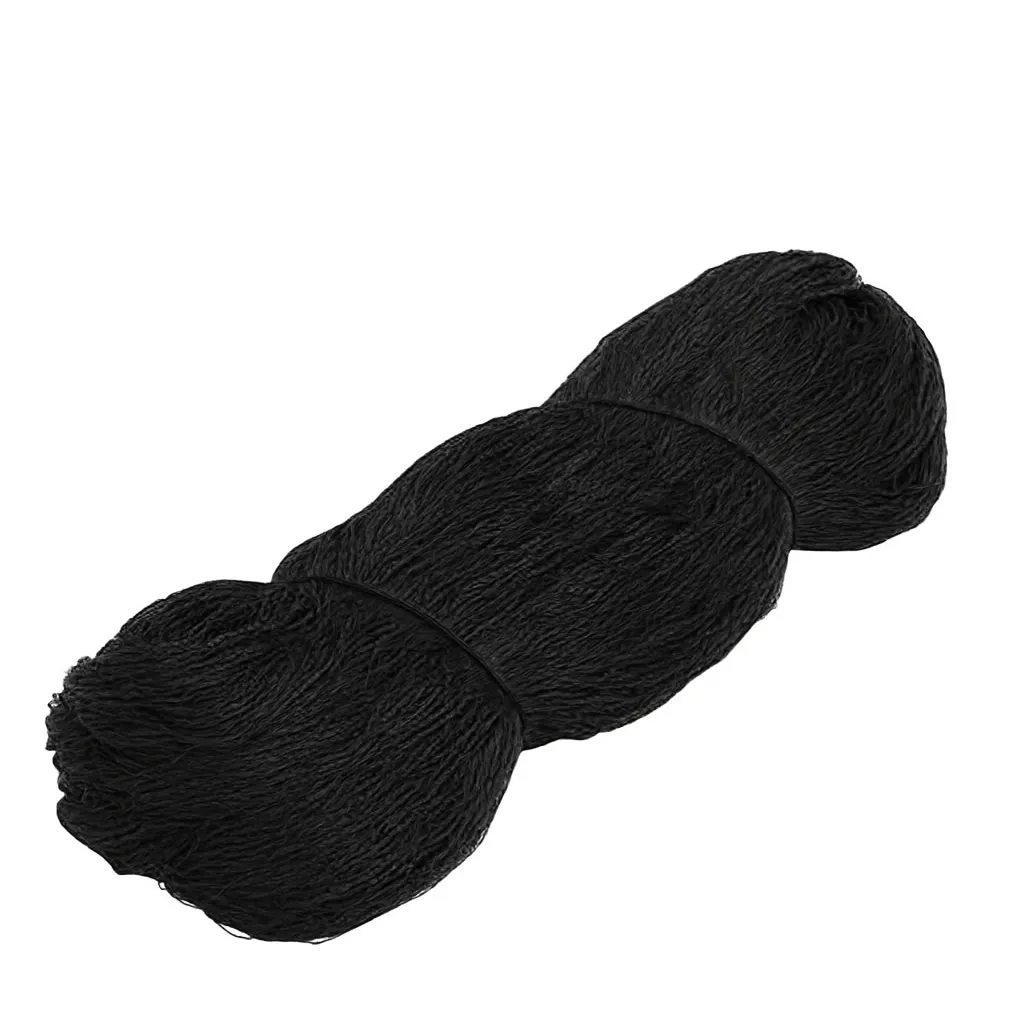 Filet anti-pigeon noir de 5m x 5m en rouleau.